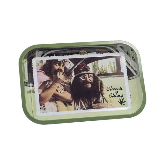 Small Cheech & Chong Rolling Tray - Los Cochinos