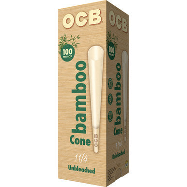 100 Ct. OCB Bamboo Cone Tower - 1.25"