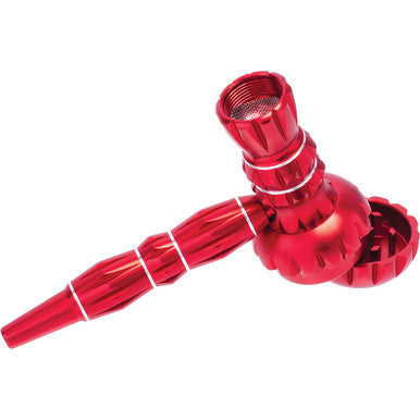 Red Aluminium Pipe w/ Grinder