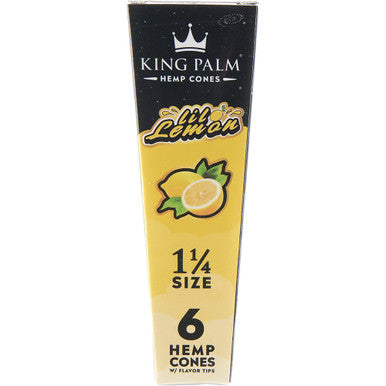 30 Ct. 6pk King Palm 1.25'' Cones - Lil Lemon (Pop)