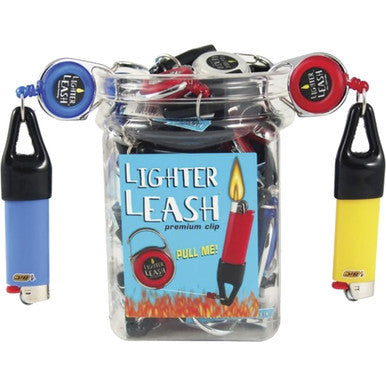 30Ct. Premium Lighter Leash Chrome