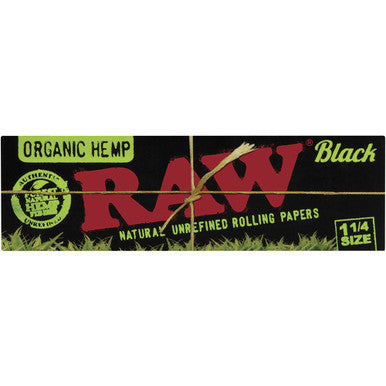 24 Ct. Raw Black Organic Hemp - 1.25"