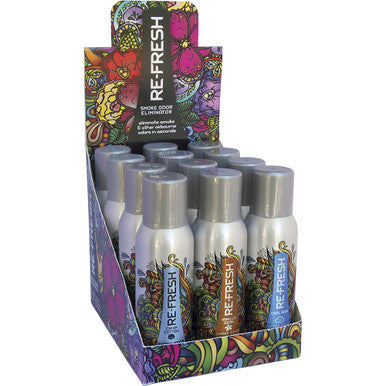 12ct. 4oz Asst Re-fresh Smoke Odor Eliminator