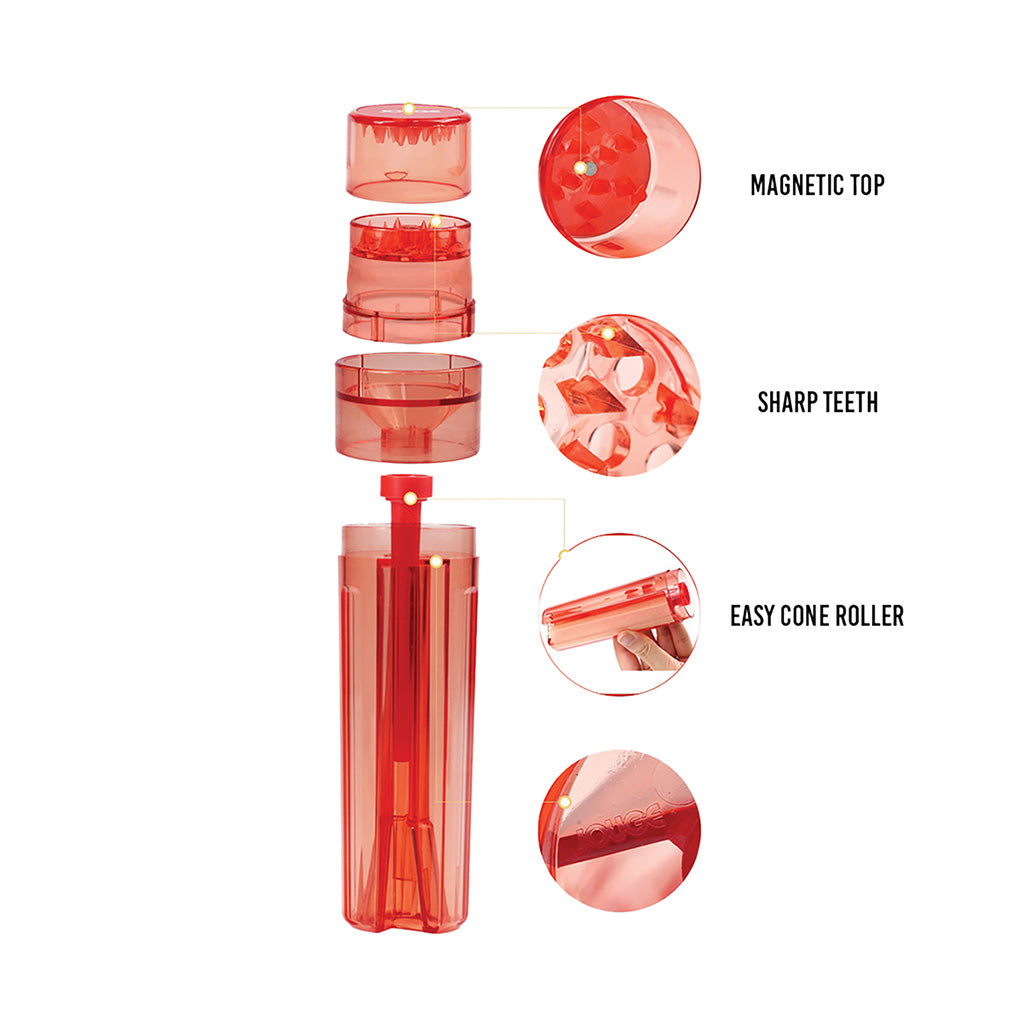 10ct Flower Tower - Roller, Grinder, Filler (ALL in 1)