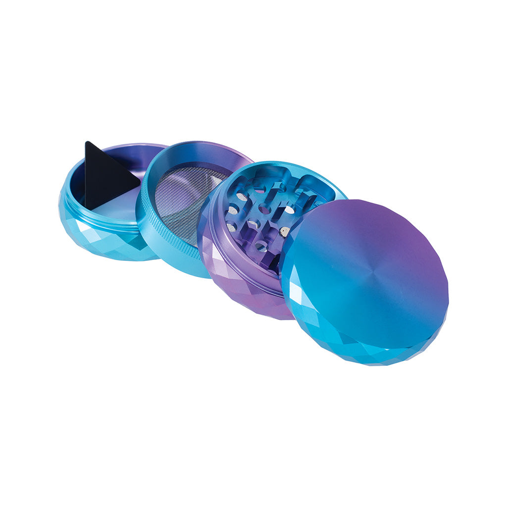 Purple Spectrum Diamond Pattern Cut Grinder