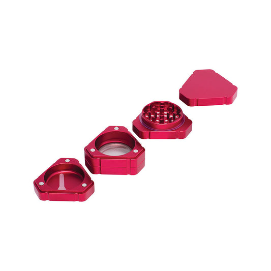 63mm Red Triangle 1-Click Magnetic Grinder