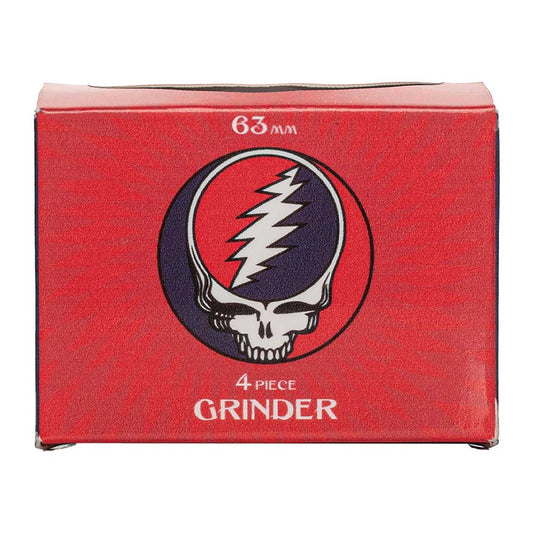 Grateful Dead 63mm Steal Your Face 4pc Metal Grinder