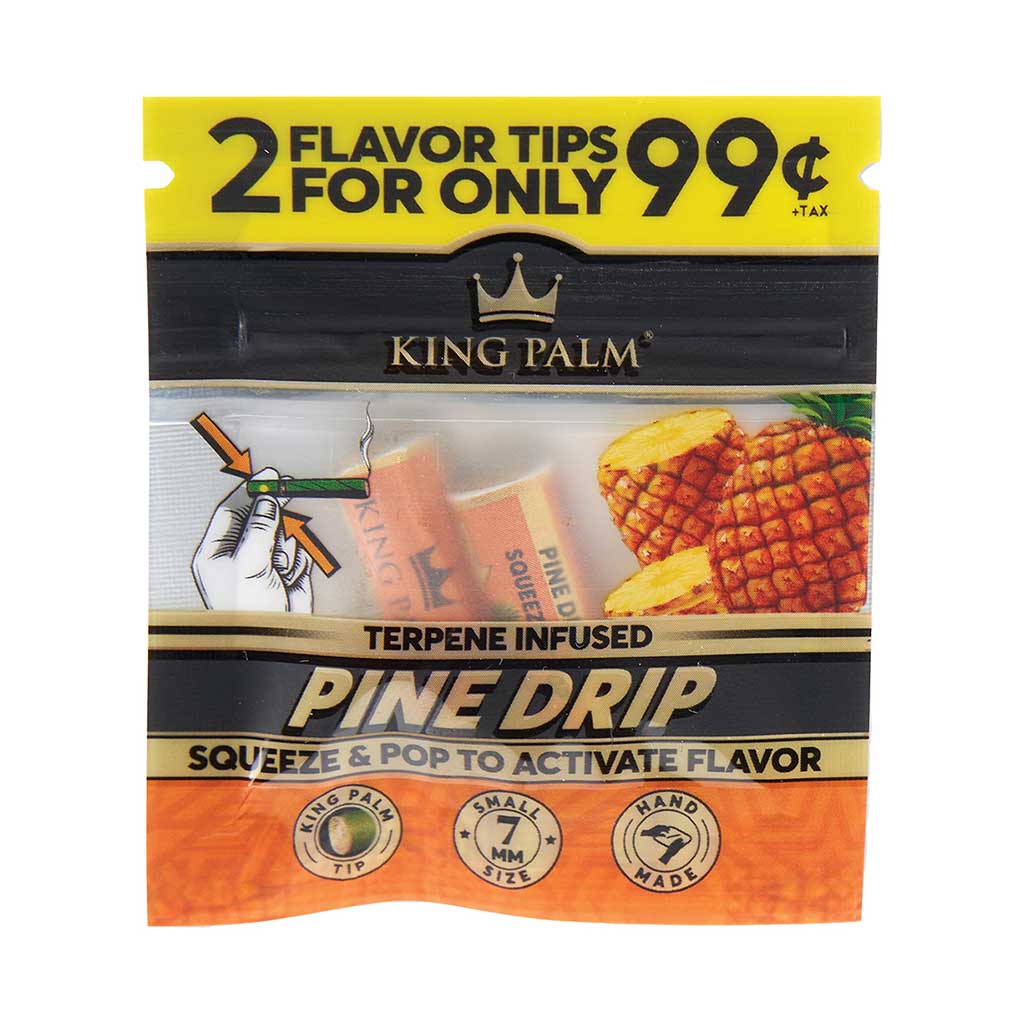 50ct. 2pk. King Palm Terp Filters - Pine Drop - PP $.99