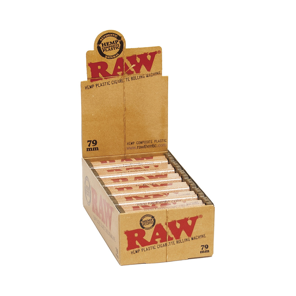 12ct. Raw Eco Plastic Rollers 79mm