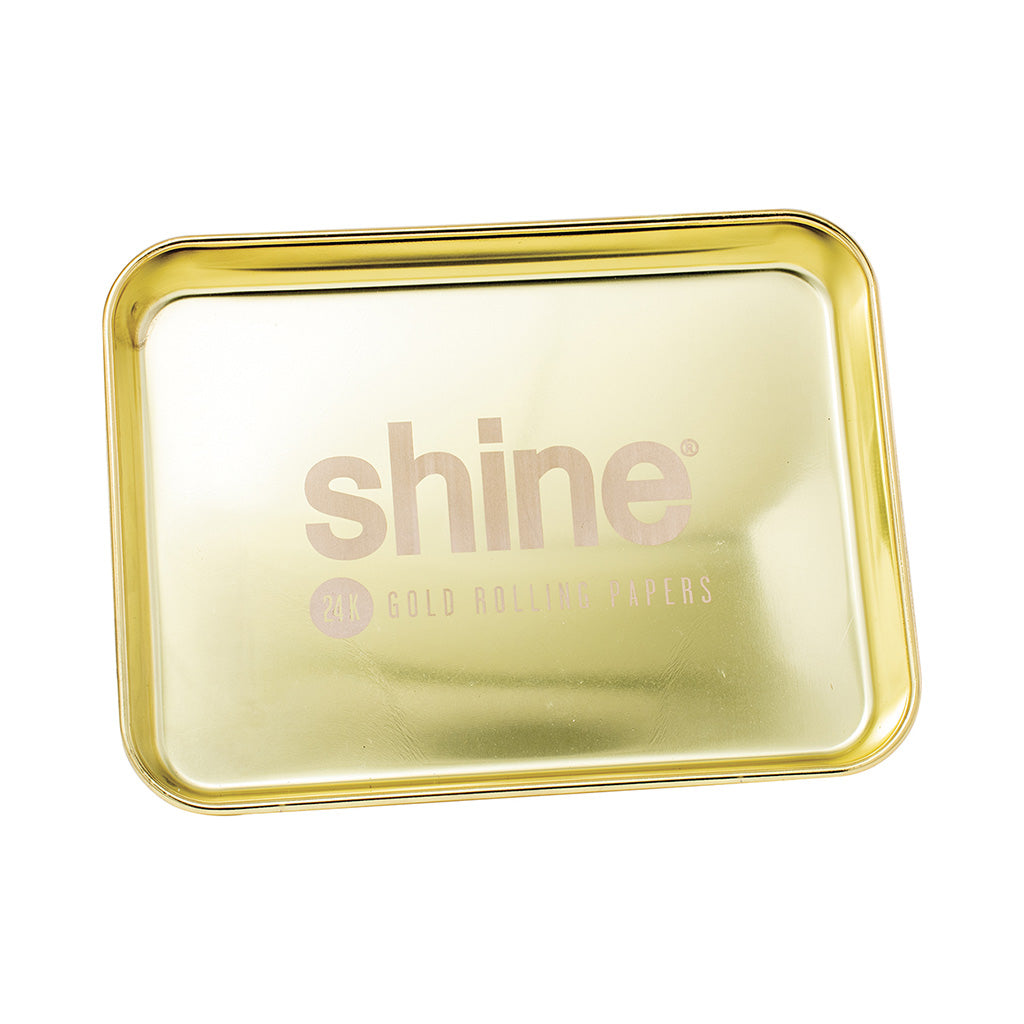 9.25in Shine 24k Midas Gold Tray