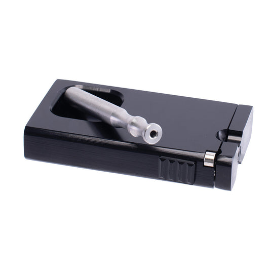 Black Aluminum Dugout with Ashtray