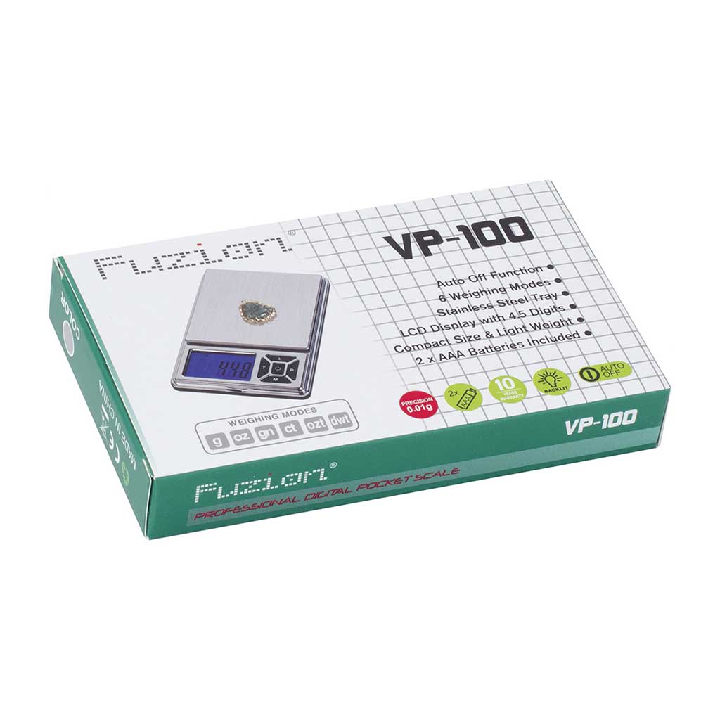 Fuzion Digital Scale - Silver - 100g x.01g