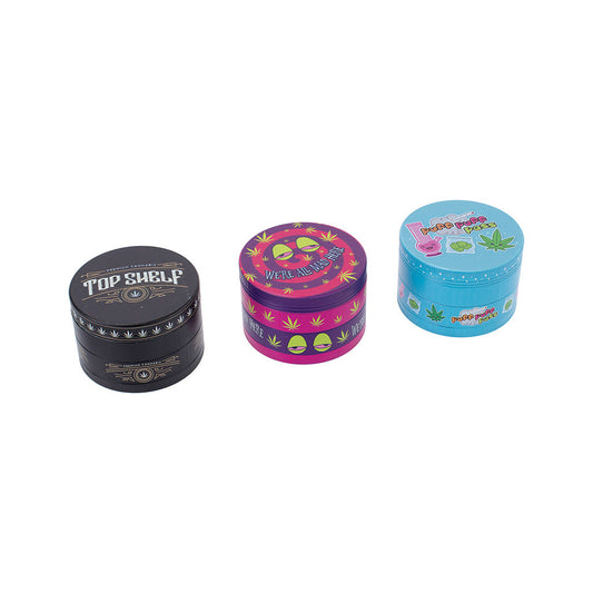 6ct 63mm Wacky Grinders - Leaf Set