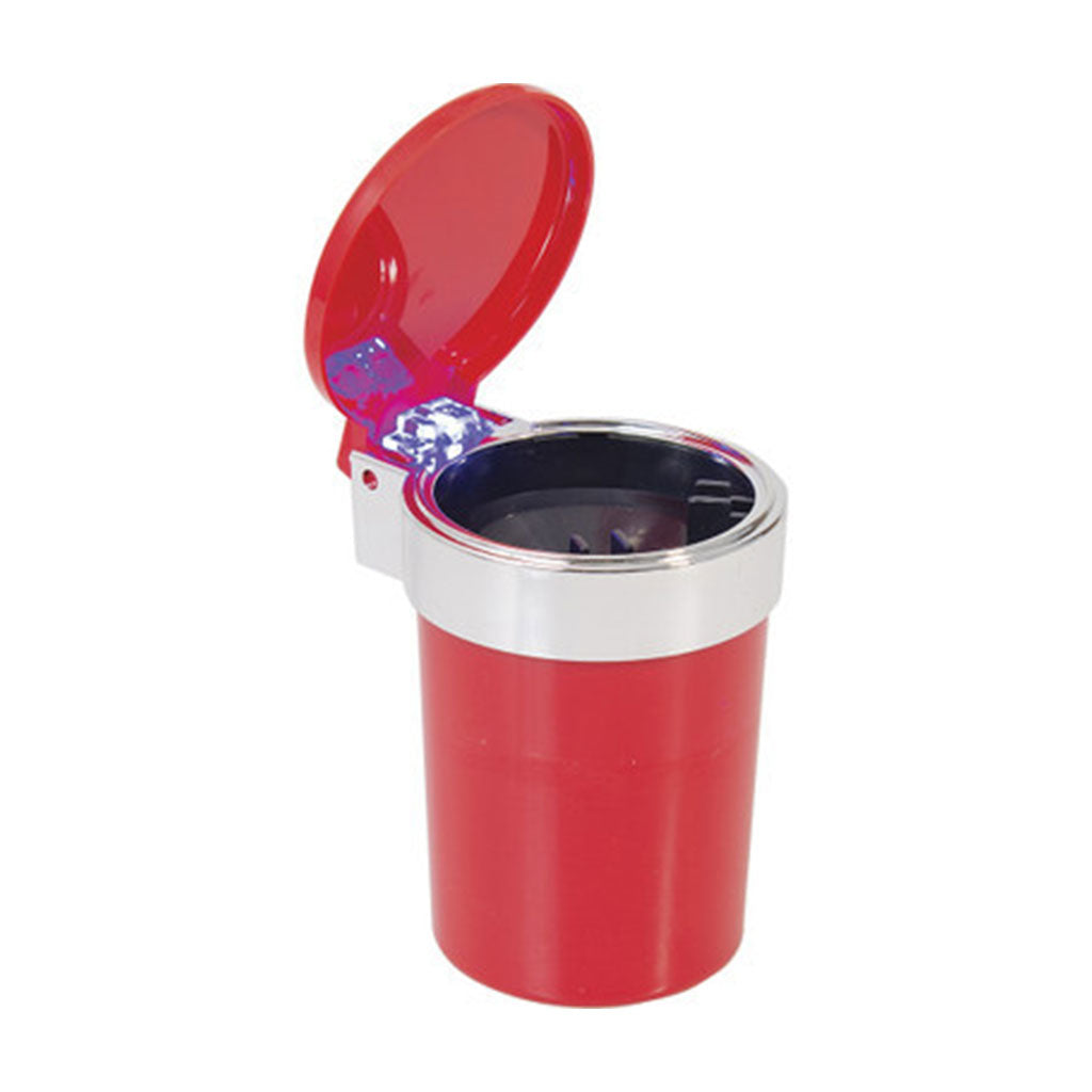 12ct. Asst. Color G/ D Ashtray W/ Led Light