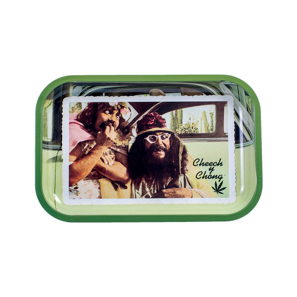 Small Cheech & Chong Rolling Tray - Los Cochinos