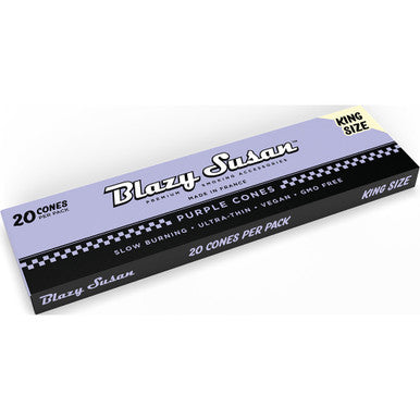 12 Ct. 20pk Purple Cones 110mm Blazy Susan