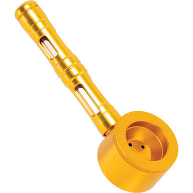 Gold Aluminium Glass Pipe