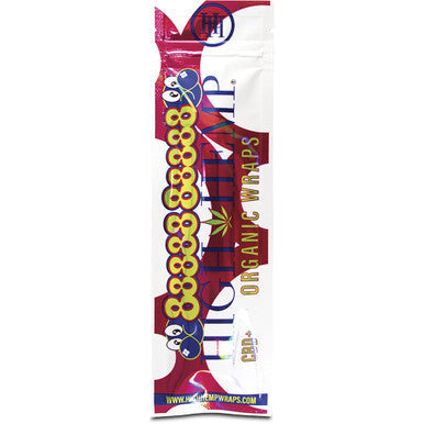 25 Ct. Hubba Bubba  High Hemp Wraps 2pc To Pk.
