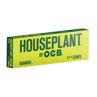 32 Ct. Bamboo Cone 1.25"  Houseplant by Ocb-6pk