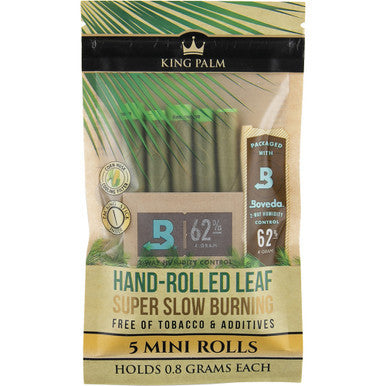 15 Ct. 5pk. King Palm Mini Pre-Roll Cone