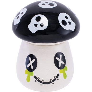 4.3In Mushroom Skull Stash Jar