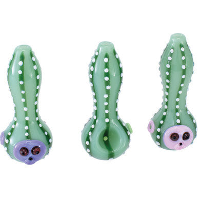 4" Cactus Panda Hand Pipe (Colors Vary)