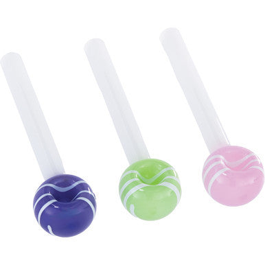 6ct 5" Lollipop Hand Pipe - Multi Color