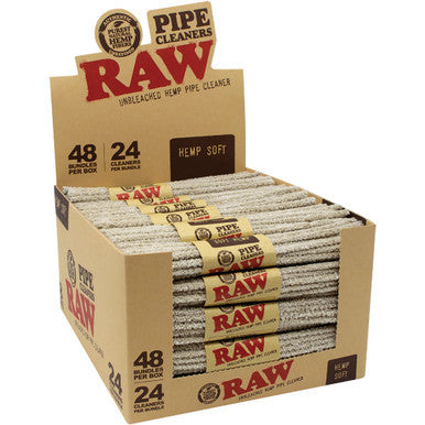 48ct Raw Pipe Cleaners - Hemp Soft
