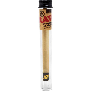 12 Ct. Raw DLX Cannon Size Cones with Glass Tips