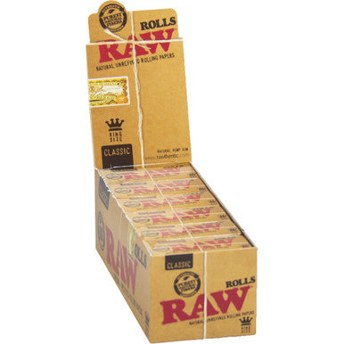 12 Ct. 9ft Raw Unrefined Rolls King Size
