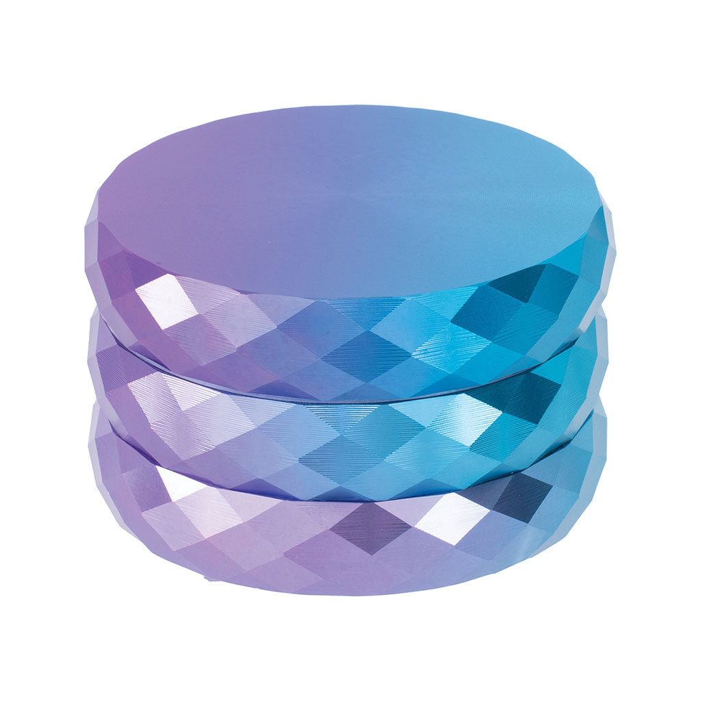 Purple Spectrum Diamond Pattern Cut Grinder