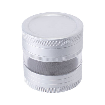 Silver See Through Chamber Grinder