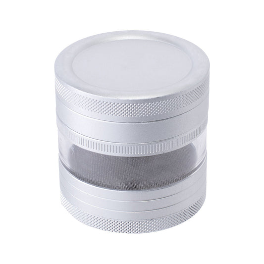 Silver See Through Chamber Grinder