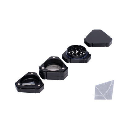 63mm Black Triangle 1-Click Magnetic Grinder
