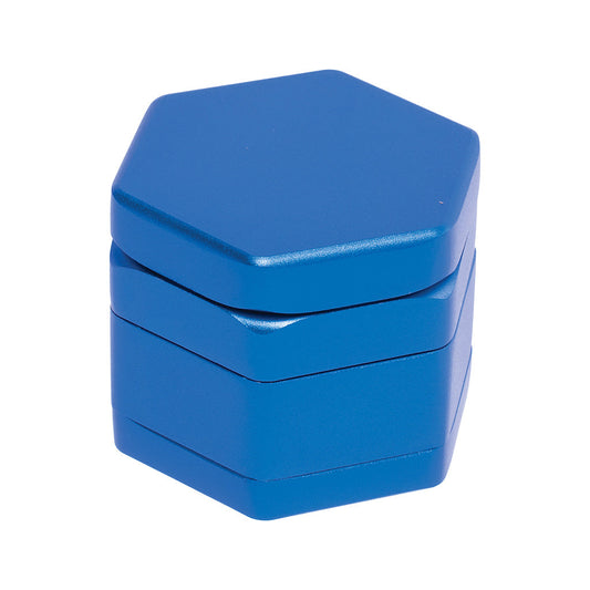55mm Blue Hexagon 1-Click Magnetic Grinder