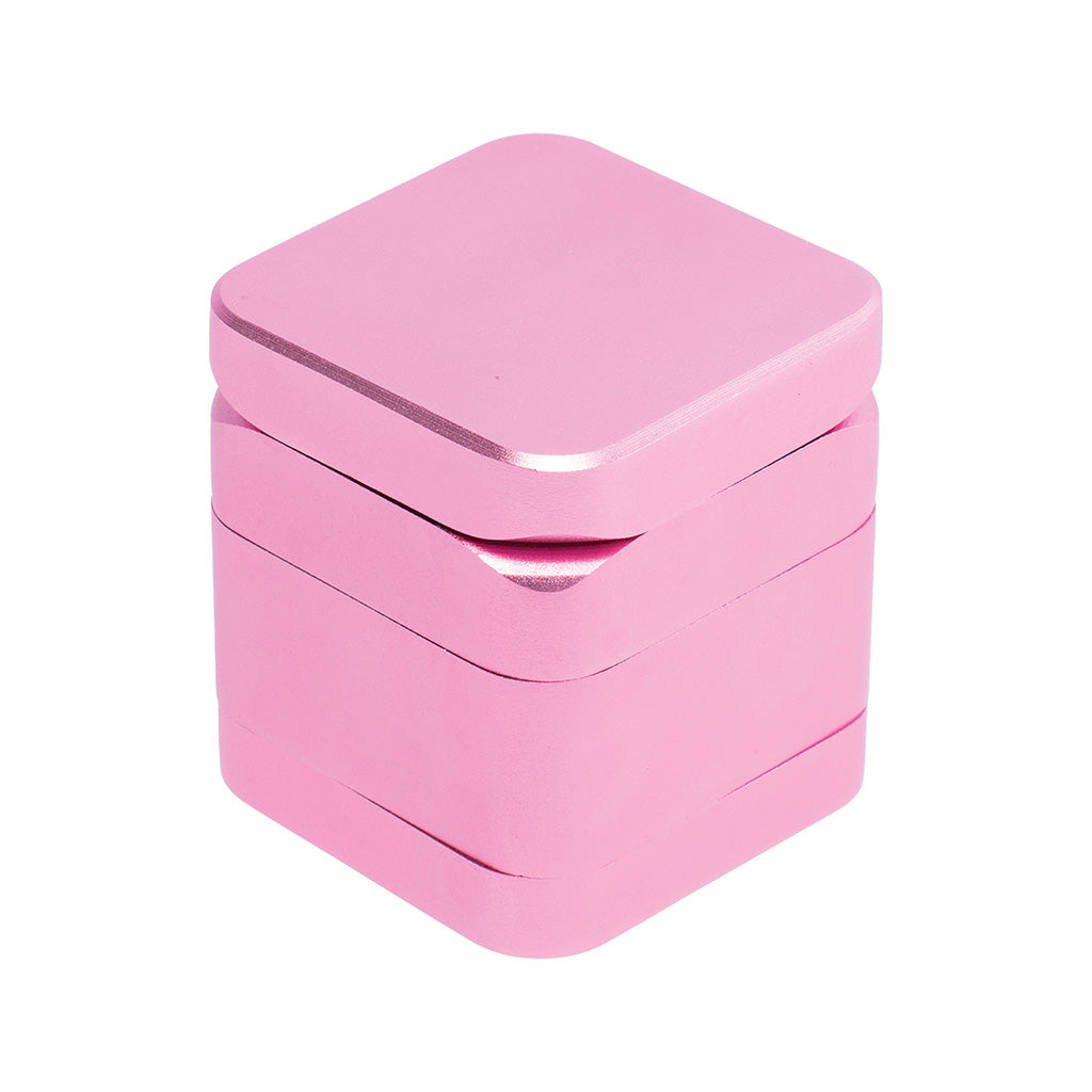 55mm Pink Square 1-Click Magnetic Grinder