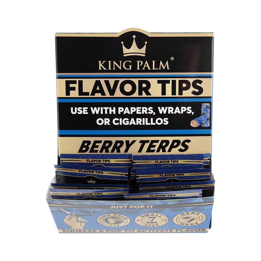 50ct. 2pk. King Palm Terp Filters - Berry Terp