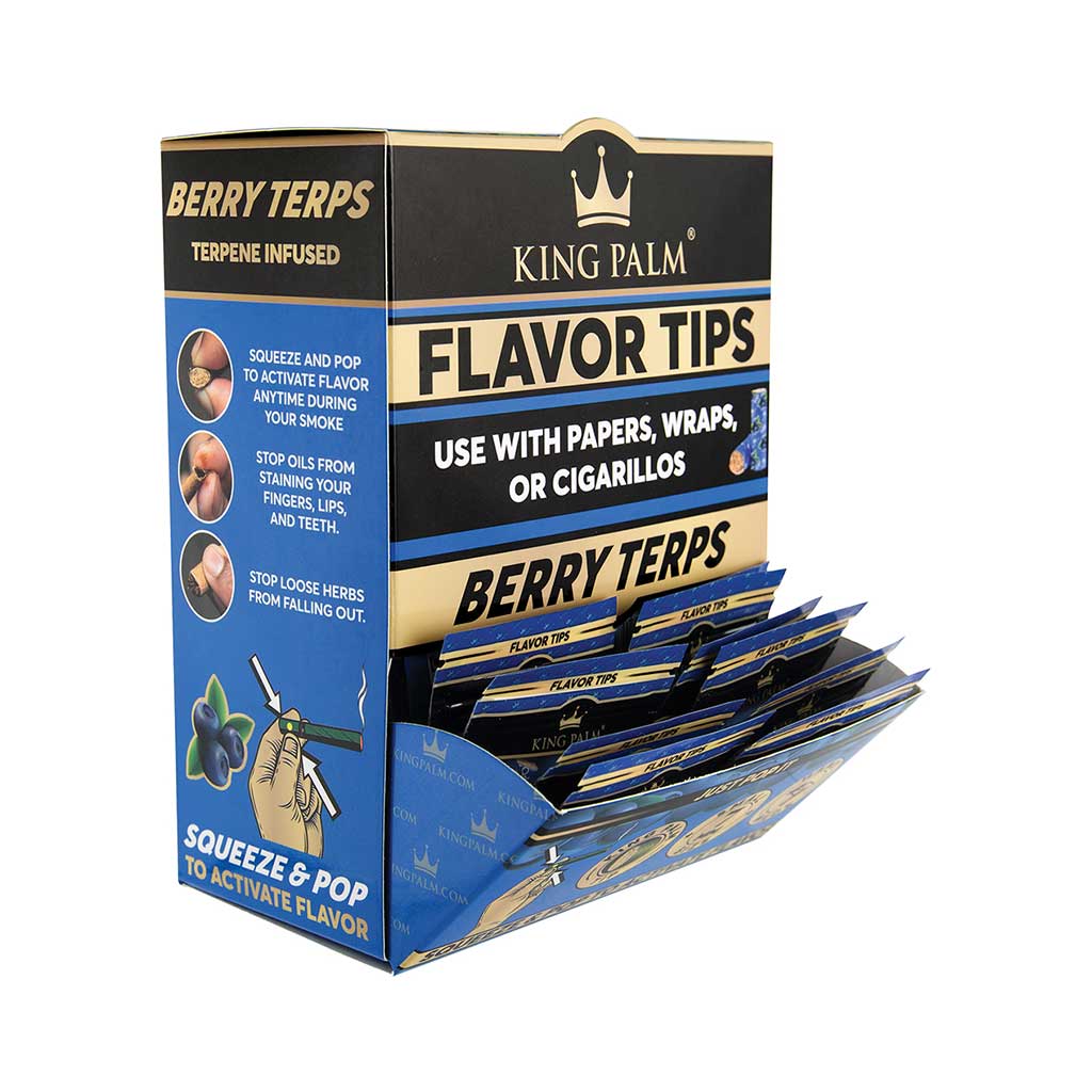 50ct. 2pk. King Palm Terp Filters - Berry Terp