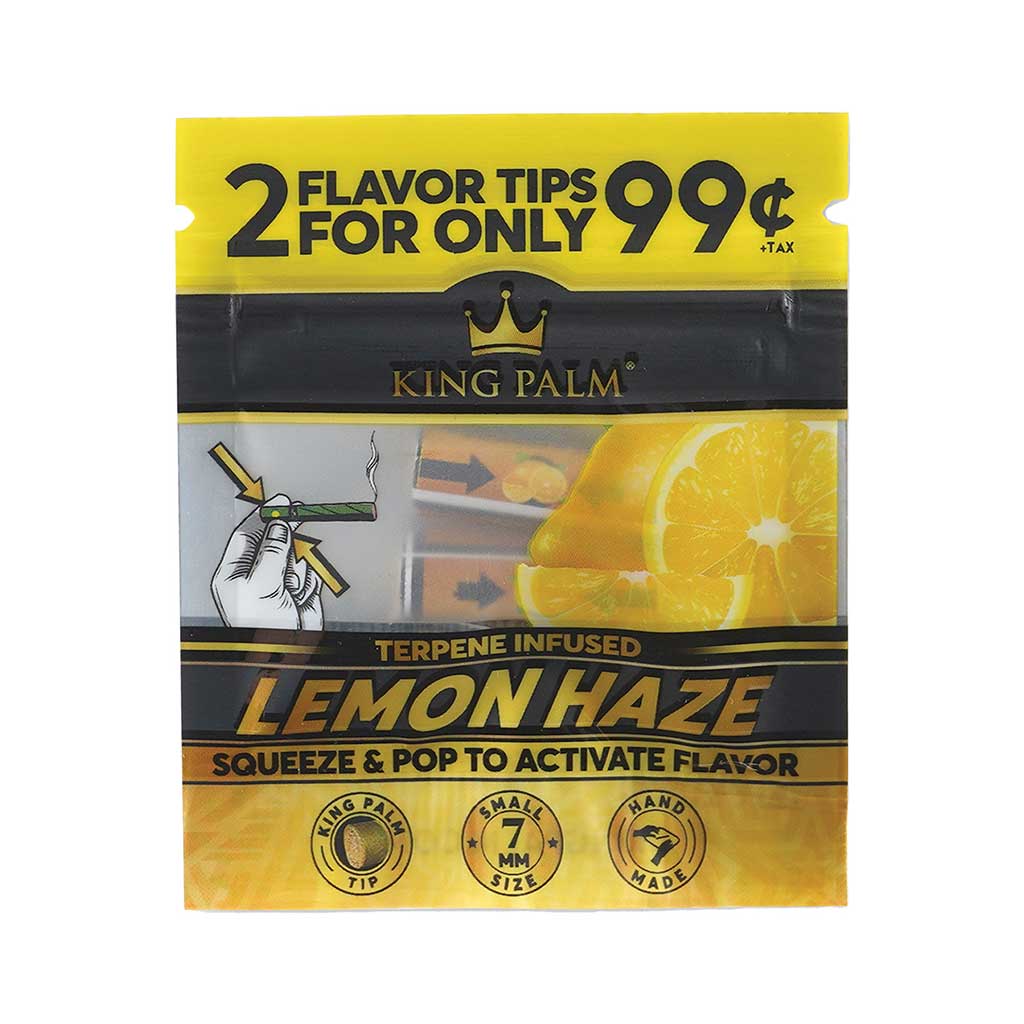50ct. 2pk. King Palm Terp Filters - Lemon Haze - PP $.99