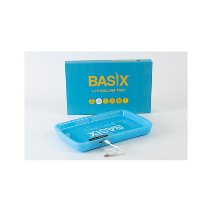 Basix Blue LED Rolling Tray