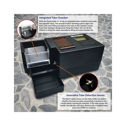 Powermatic 5+ Cig. Injector For Kings Or100's.