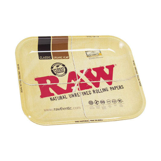Large Raw Metal Rolling Tray