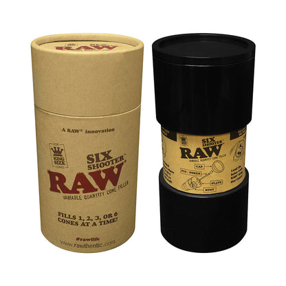Raw Six Shooter Variaable Quantity Cone Filler King Size