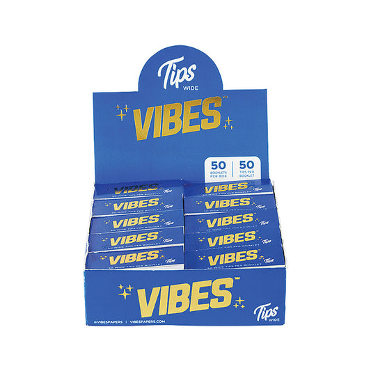 50ct Vibes Wide Tips White