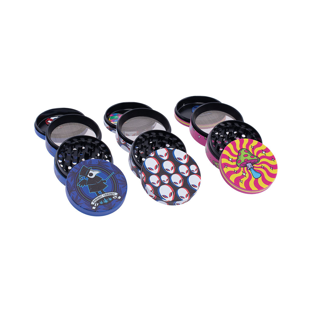 6ct 63mm Wacky Grinders - Mix 3